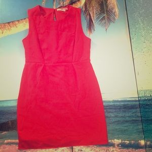 Hott Bright red dress! Elegant texture!